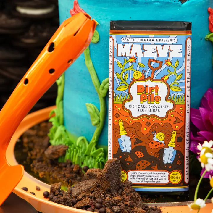 choco モールベア Seattle Chocolate Maeve - Pile of Dirt Truffle Bar – Cotton & Crete