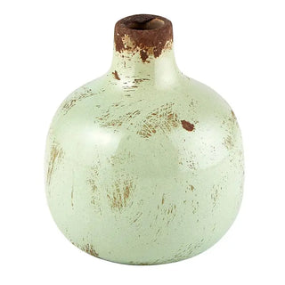 Weathered Stoneware Bistro Vase - Choose From 10 Different Colors