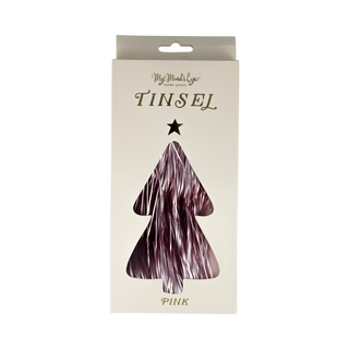 Pink Holiday Tinsel