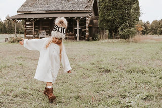 Handmade Halloween Boo Hat - Choose Size - Kids and Adult