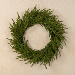 22" Soft Touch Norfolk Pine Wreath