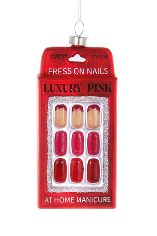 Cody Foster Glass At Home Manicure Ornament