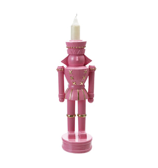 Nutcracker Shaped Taper Candle Holder - Choose Color