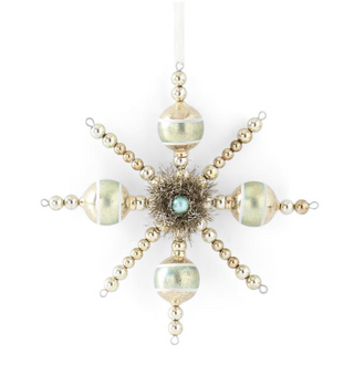 7" Vintage Style Snowflake Ornament
