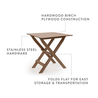 Ridgetop Wood Folding Outdoor Table