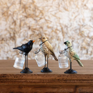 Whimsy Bird Flower Holder - Choose Color