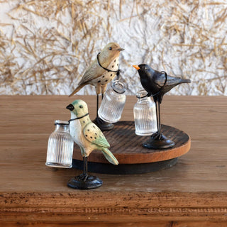 Whimsy Bird Flower Holder - Choose Color