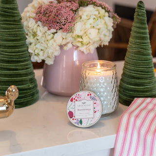 Greenleaf Brambleberry Hobnail Glass Signature Candle