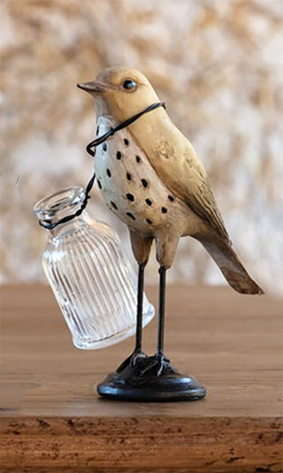 Whimsy Bird Flower Holder - Choose Color