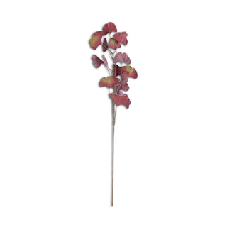 30" Burgundy Two-Toned Gingko Stem