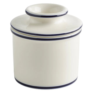 The Original Butter Bell Crock - Le Bistro Blue Trim