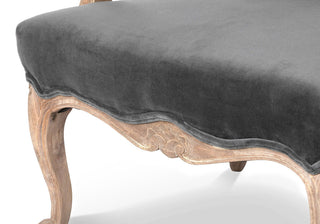 Grey Velvet Chloe Chair
