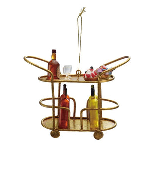 Bar Cart Ornament - Choose Style