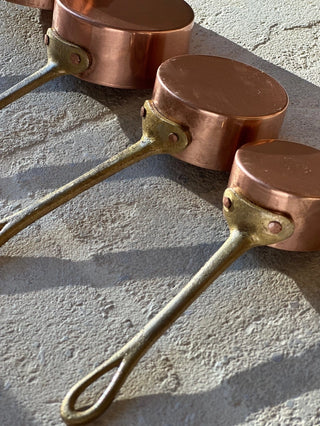 Set of 4 Artisan Copper Measuring Cups - More Coming Soon
