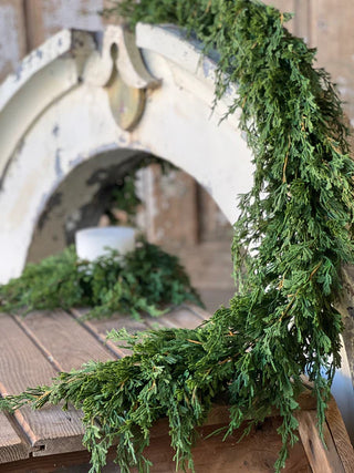 72" Real Touch Emerald Falls Garland