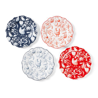Set of 4 Gertrude Dessert Plates