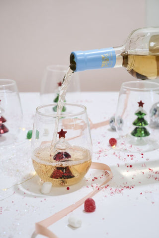 Glitter Tree Drinkware - Choose Color