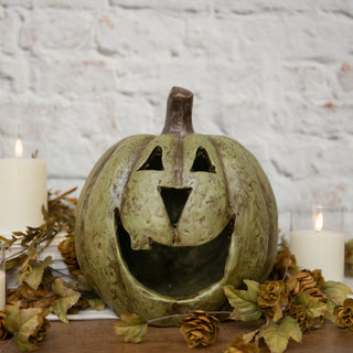 11" Big Mouth Pumpkin - Olive Green