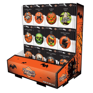 Vintage Style Halloween Buttons