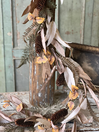 72" Quitman Husk Garland