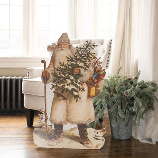 36" Santa With Tree