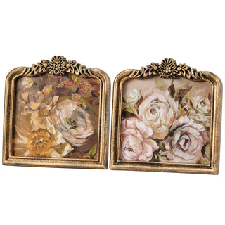 Set of 2 Moody Floral Art Set