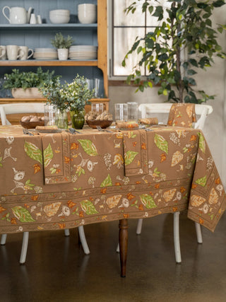 April Cornell Mushroom Forager Tablecloth - Available in Multiple Sizes