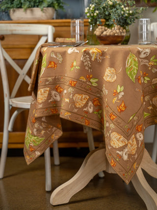 April Cornell Mushroom Forager Tablecloth - Available in Multiple Sizes