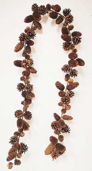 72" Pinecone Garland