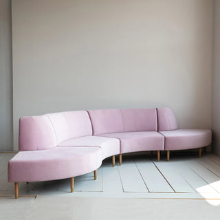 The Audrey Pink Modular Sofa