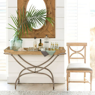 Folding Planter's Console Table