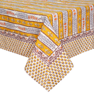Provence Avignon Dijon & Blue Tablecloth - Choose Size