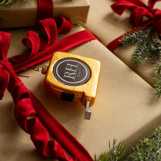 Glass Measuring Tape Ornament