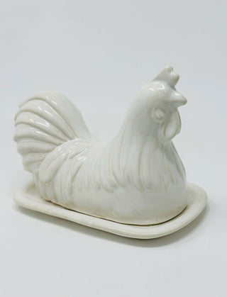 Rooster Butter Cheese Dish