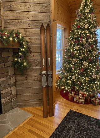 67" Set of Decorative Wooden Skis