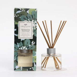 Greenleaf Shimmering Snowberry Reed Diffuser