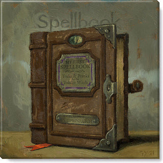 9" Spell Book Canvas Art Print