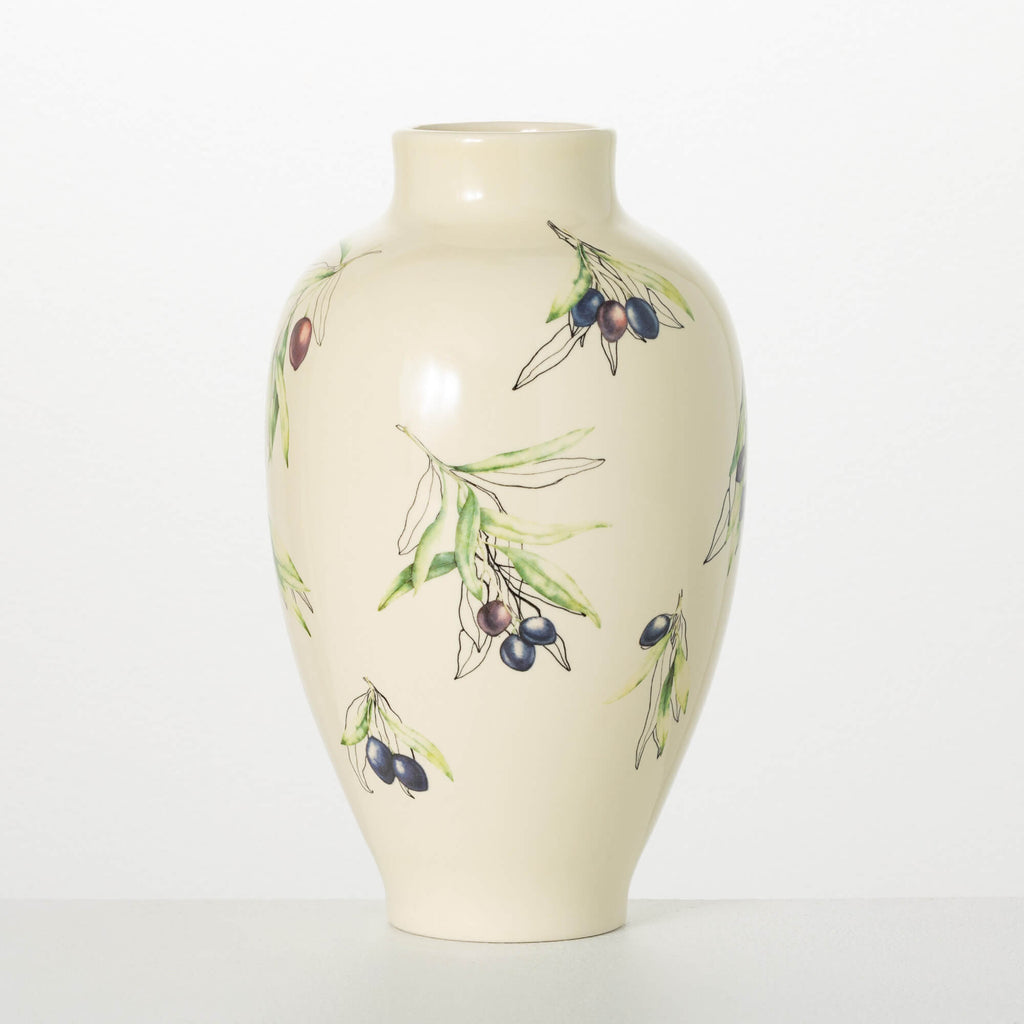VASE, OLIVE, Ø6