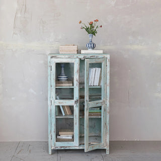 Weathered Style Cabinet with Tin Sides