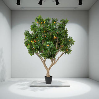 98" Faux Orange Tree