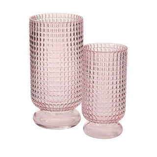The Pink Soda Glass Tristan Vase - Choose Size
