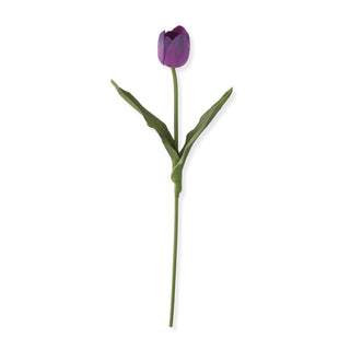 18.5" Purple Real Touch Tulip Stem