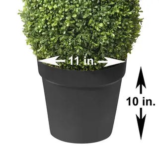Adjustable Triple Artificial Boxwood Topiary