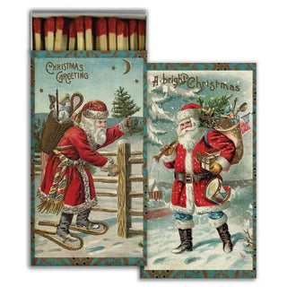 Vintage Santa Design Safety Matches