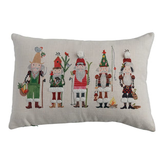 24" Nutcracker Embroidered Pillow