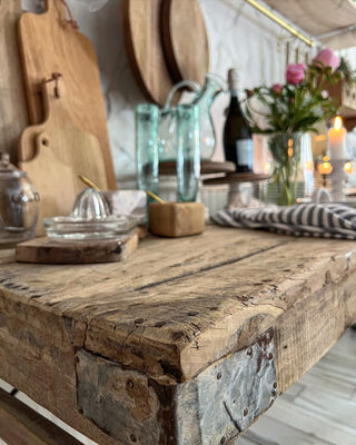 Reclaimed Wood Folding Table