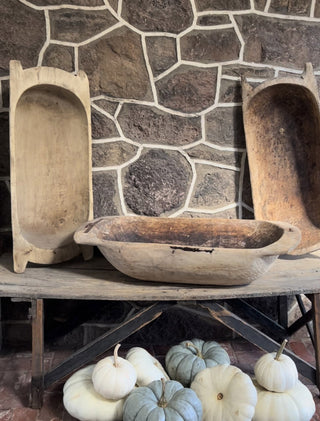 Large European Dough Bowls
