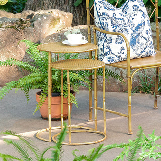 Set of 2 Roanoke Metal Occasional Nesting Tables