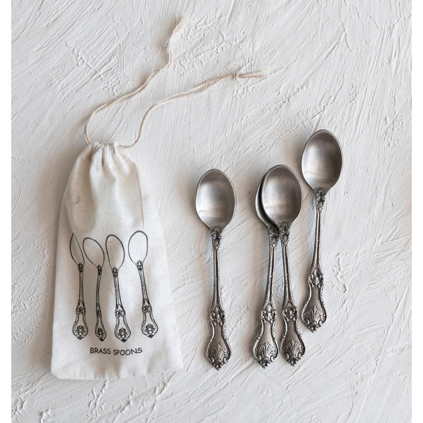 Brass Olive Spoon