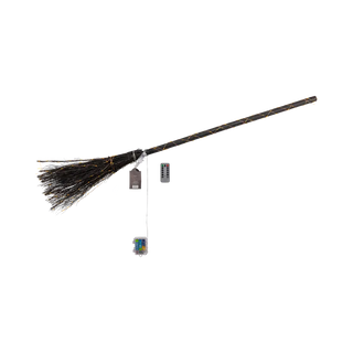 50" Glowing Witch's Broom